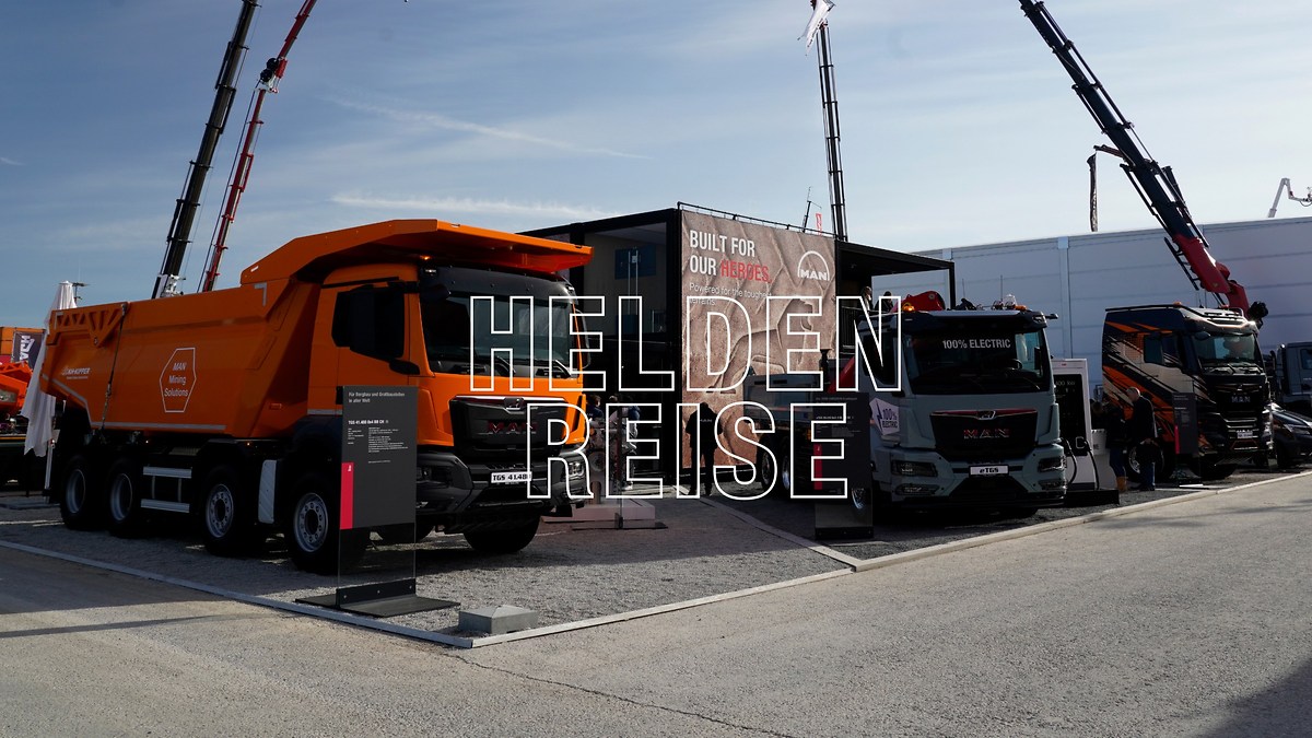 Pełna gotowość do działania: pojazdy elektryczne i konwencjonalne MAN na targach Bauma 2025